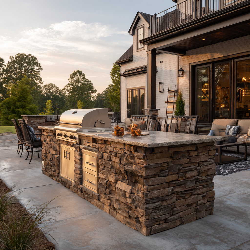 DIY outdoor kitchen plans