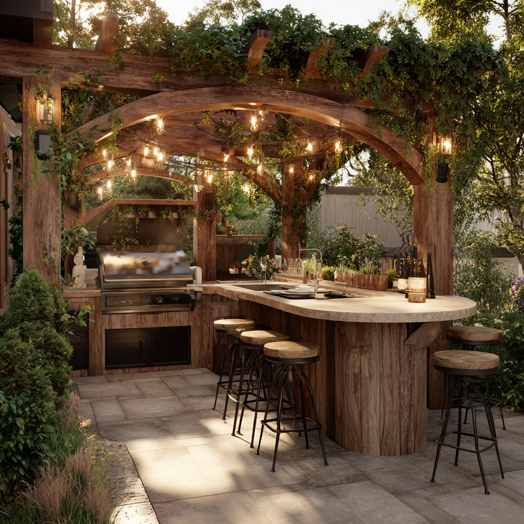 DIY outdoor kitchen plans