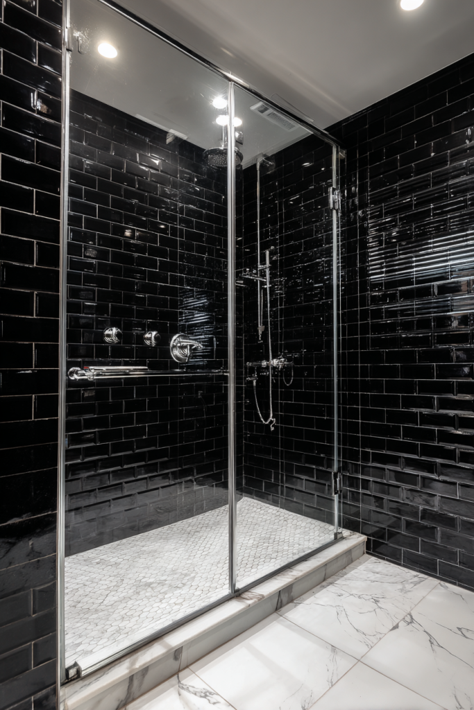 walk-in shower tile ideas