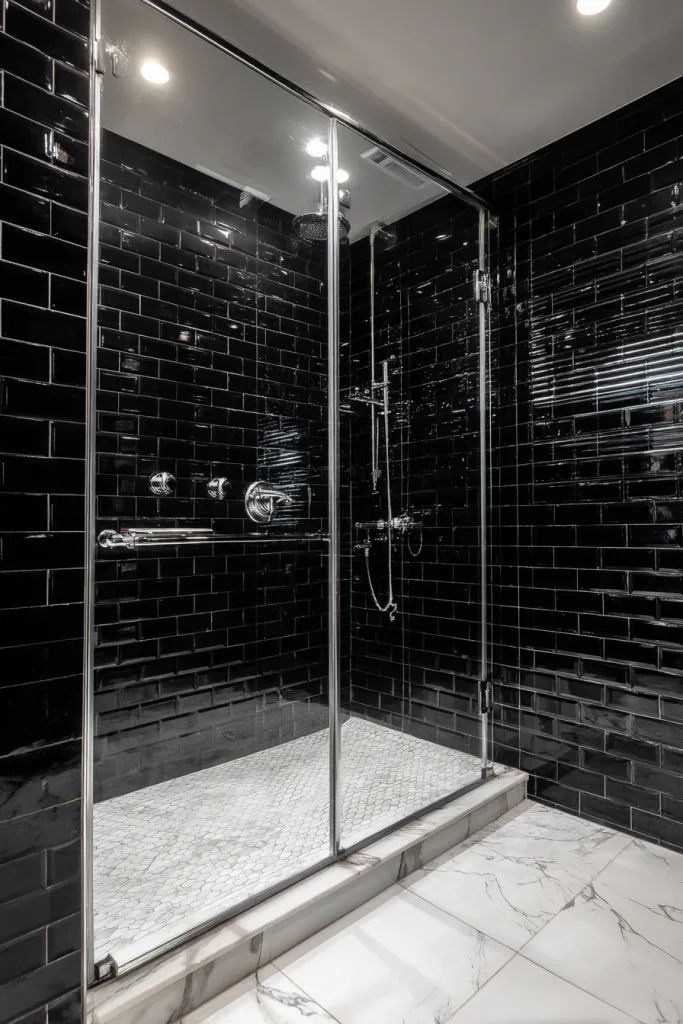 walk-in shower tile ideas