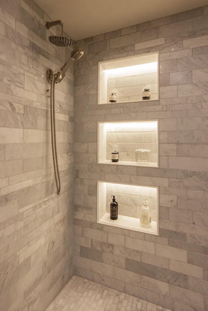 walk-in shower tile ideas