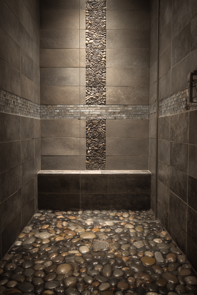 walk-in shower tile ideas
