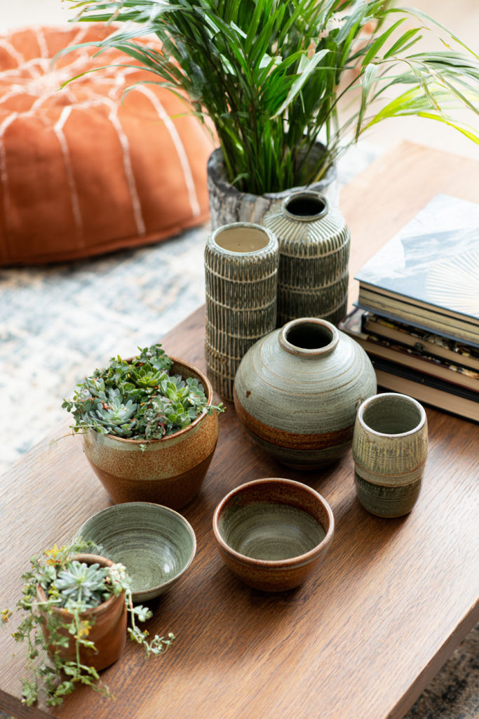 earth tones living room