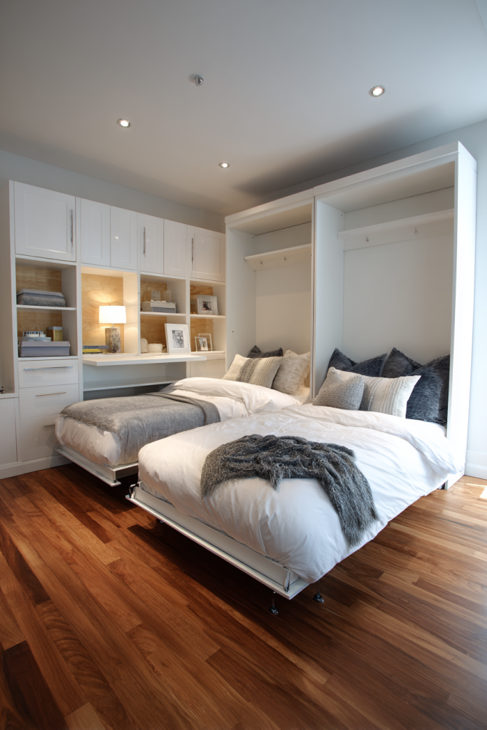 two beds in one room