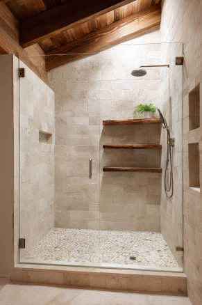 modern farmhouse bathroom