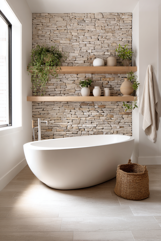 modern farmhouse bathroom