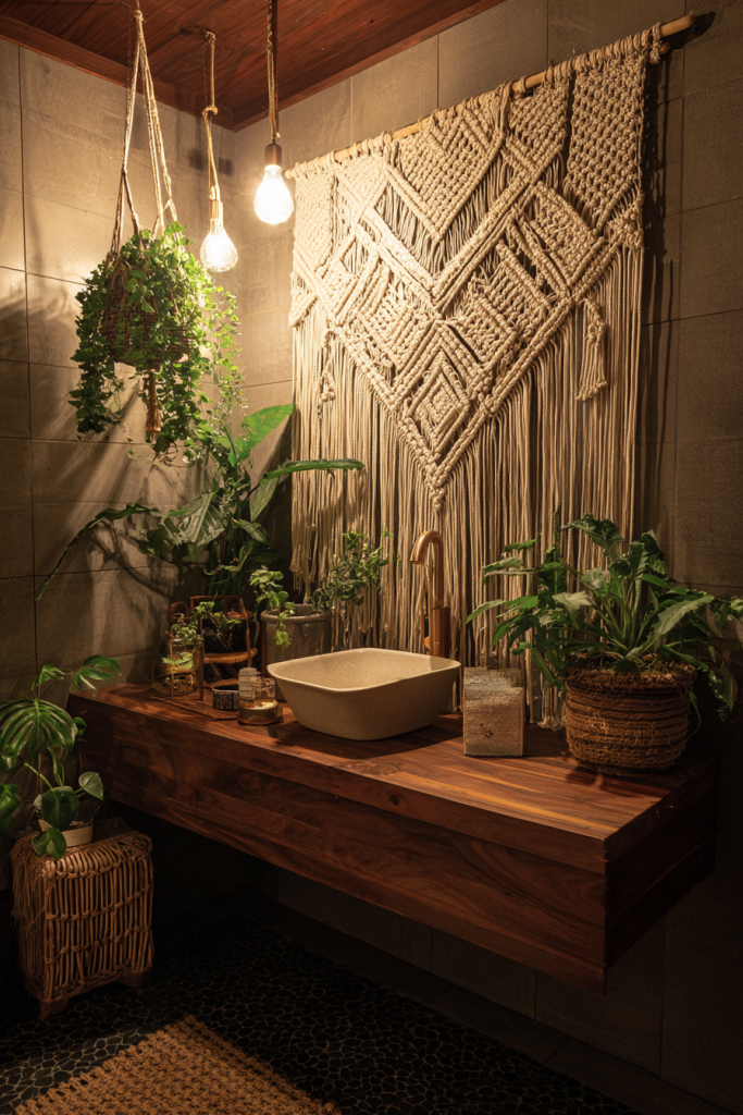 boho bathroom designs