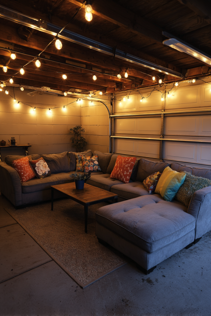 garage hangout ideas