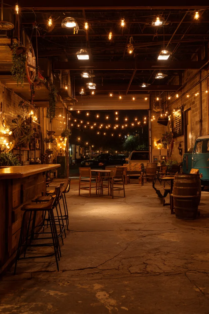 garage hangout ideas