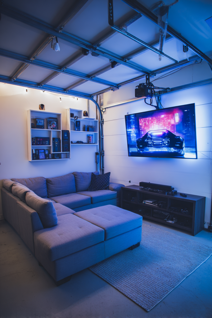 garage hangout ideas