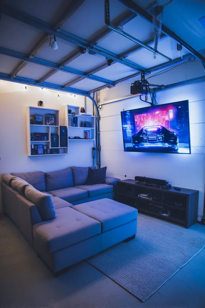 garage hangout ideas