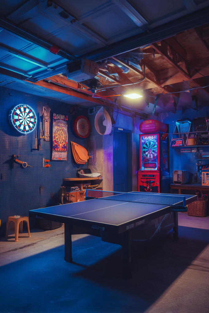 garage hangout ideas