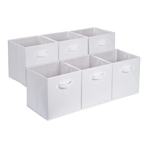 fabric bins vs wicker baskets
