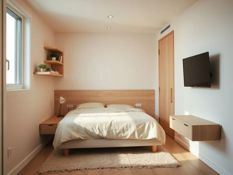 how to arrange a small bedroom