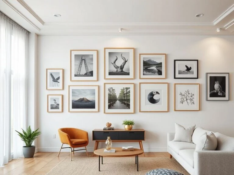 how to hang a gallery wall