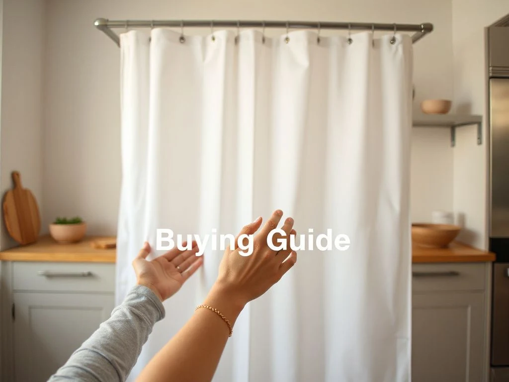 shower curtain buying guide - detailed view