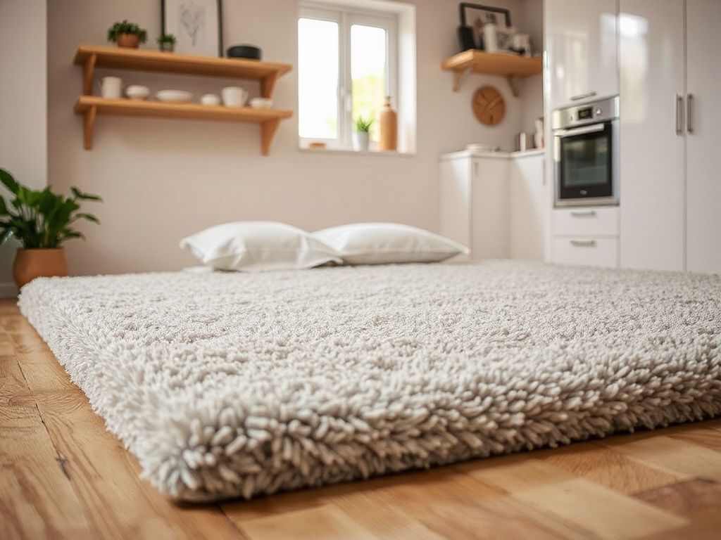 size rug for  queen bed - detailed view