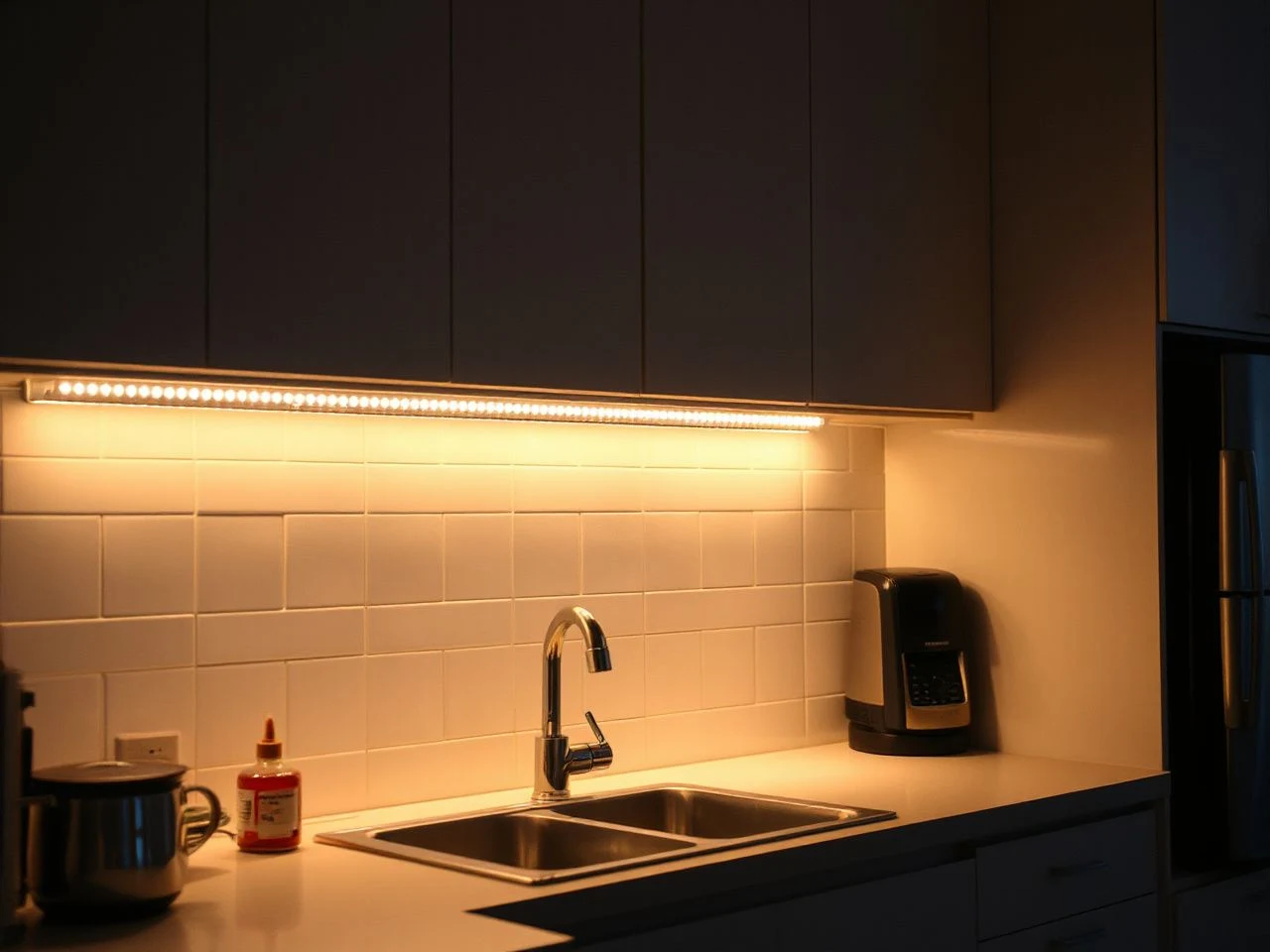 adding under cabinet lighting