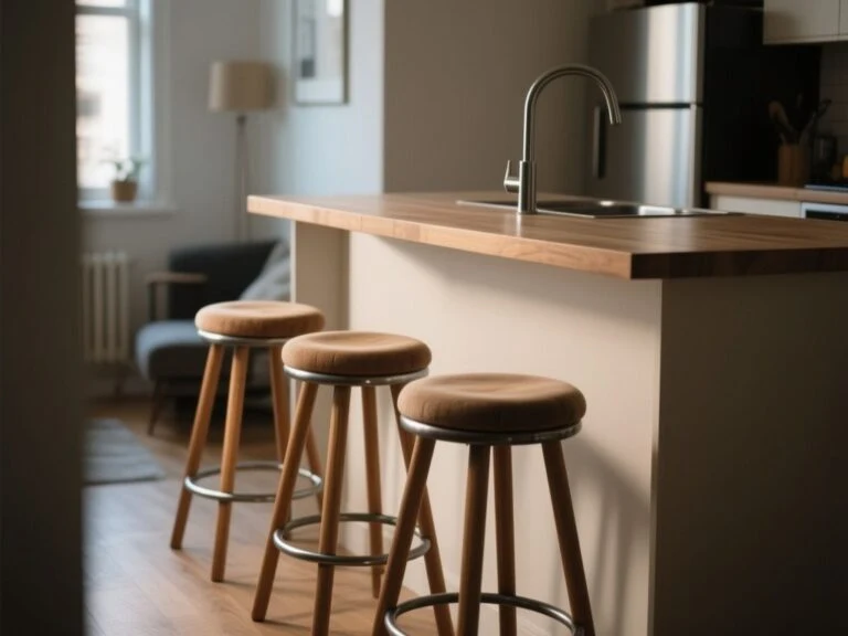 bar stool buying guide for measuring counter height and knee clearance