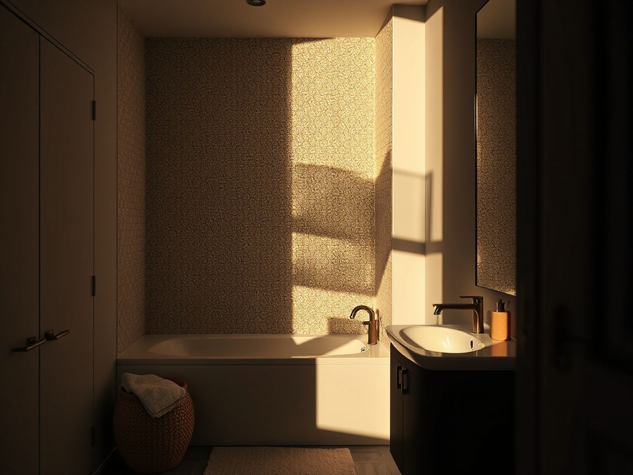 bathroom ideas on  budget - detailed view