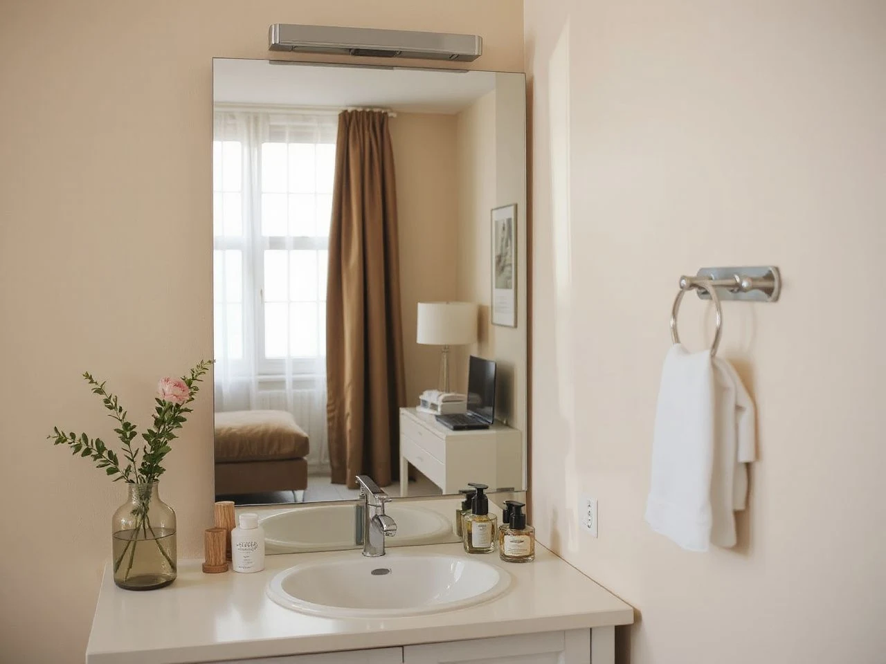bathroom mirror size guide - step by step