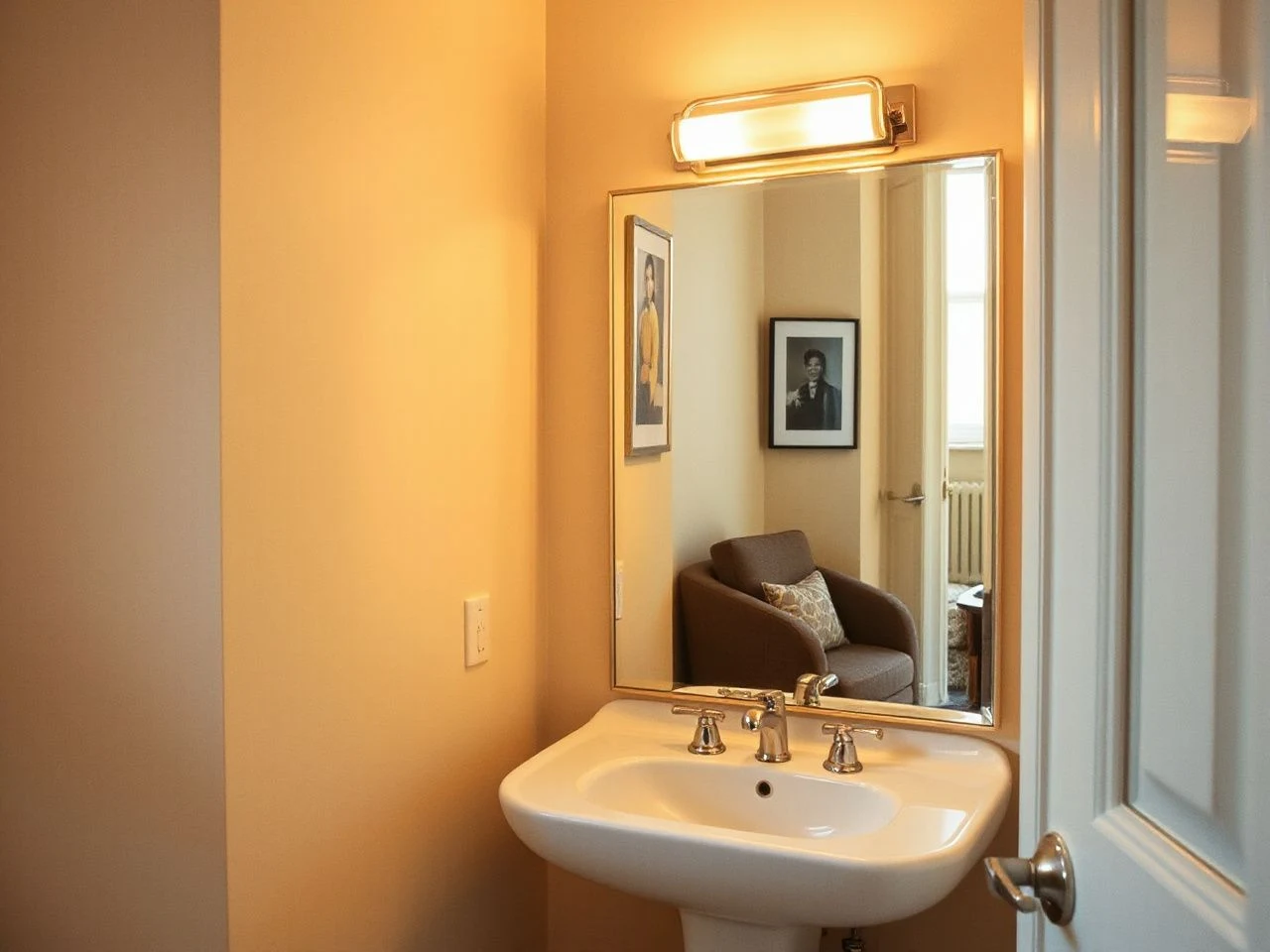 bathroom mirror size guide - detailed view