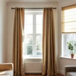 bay window curtains and blinds