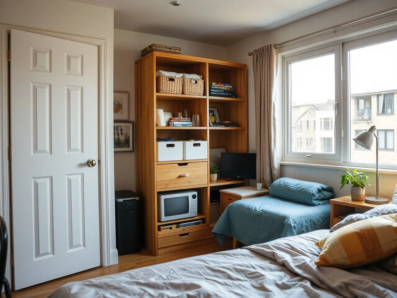 bedroom storage and organization - detailed view