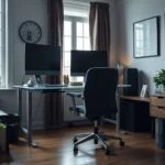 ergonomic home workspace