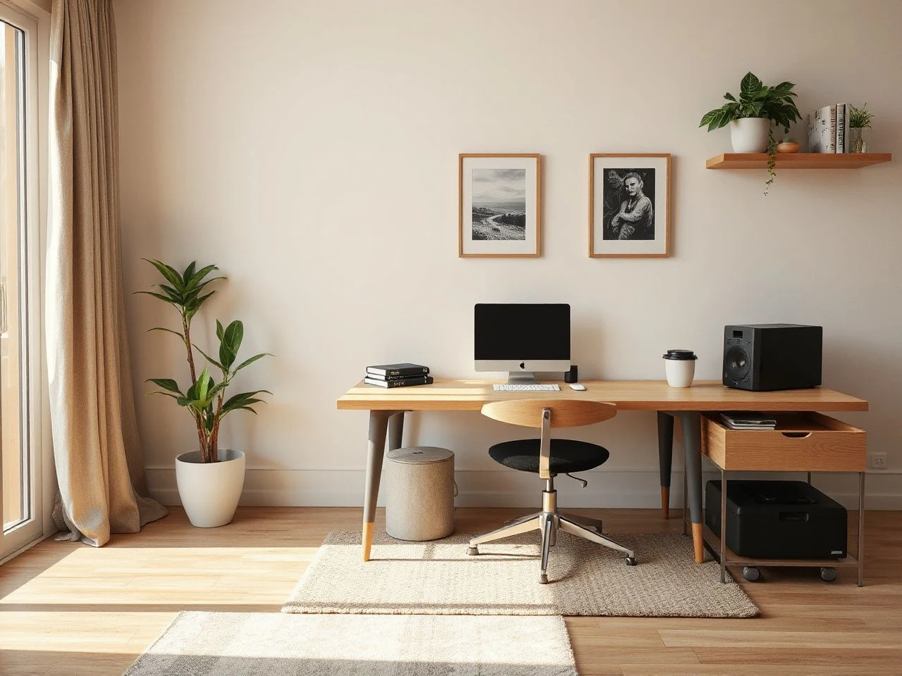 ergonomic home workspace - step by step