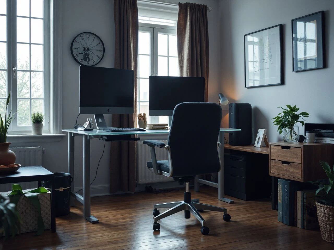 ergonomic home workspace
