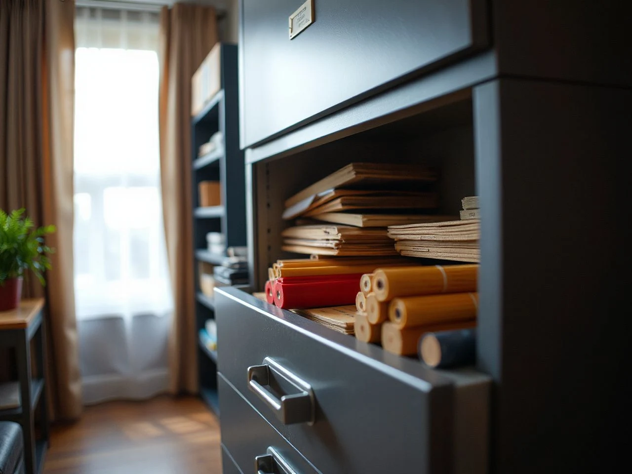 filing cabinet organization - step by step