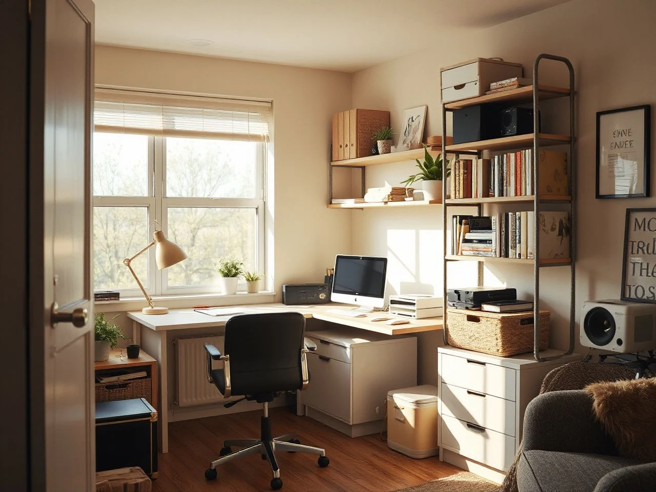 home office organization tips - step by step