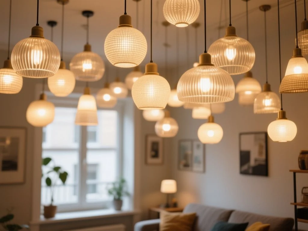 many pendant lights over island - step by step