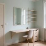 how to make a small home office feel bigger