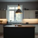 island pendant light height