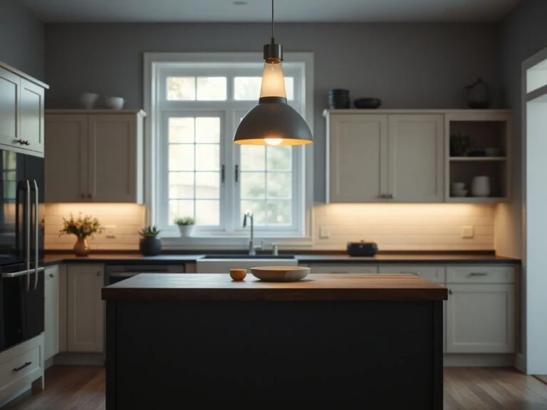 island pendant light height