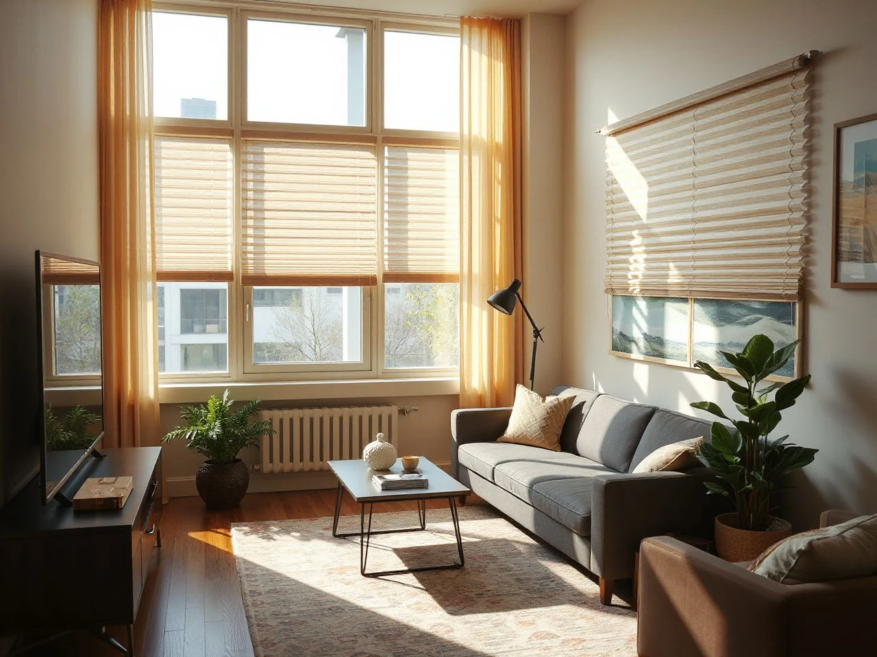 large window treatment options - step by step