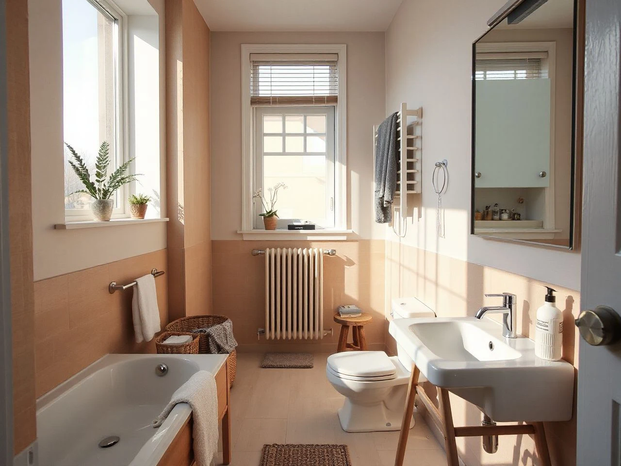 neutral bathroom inspo - step by step