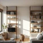 open shelving buying guide for a renter-friendly kitchen