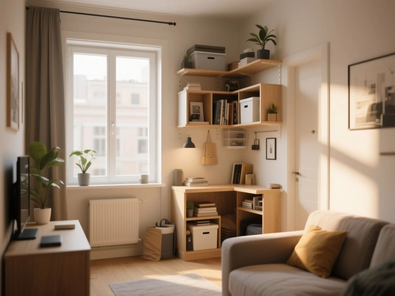 storage solutions for small spaces - step by step