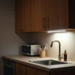 rechargeable wireless under-cabinet lights beneath kitchen cabinets