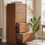 wood filing cabinets for home