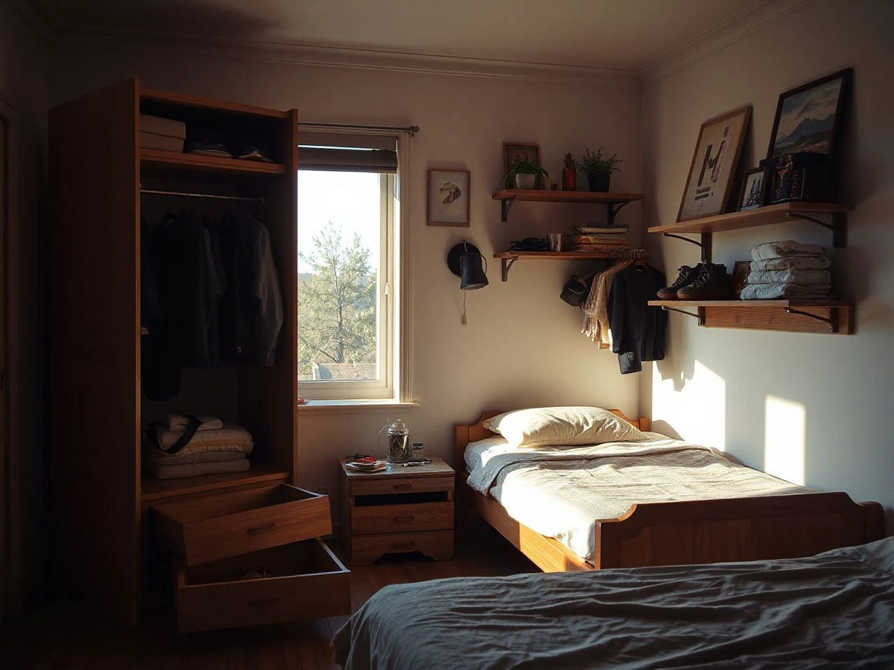 bedroom storage ideas - detailed view