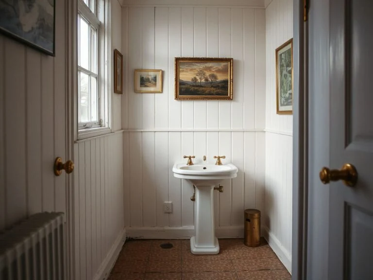 board and batten bathroom