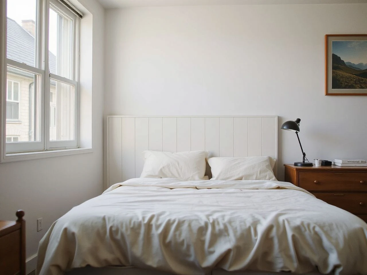 board and batten wall ideas bedroom - detailed view