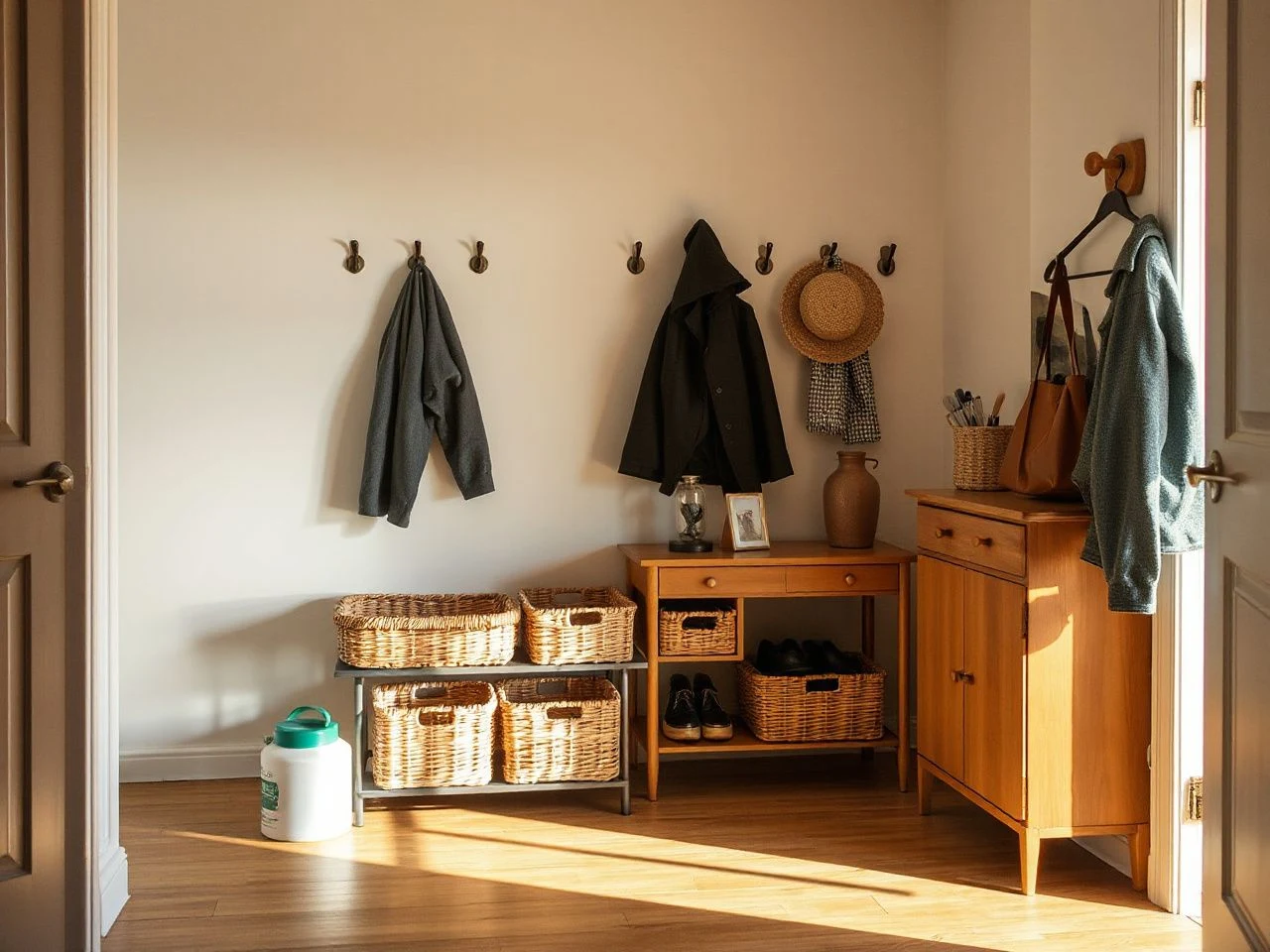 entryway storage and organization solutions - detailed view