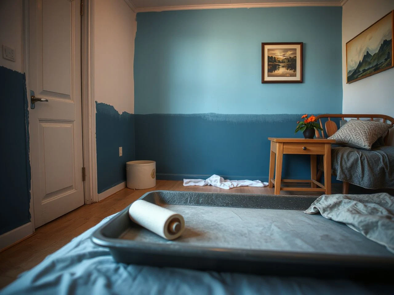 paint  room - step by step