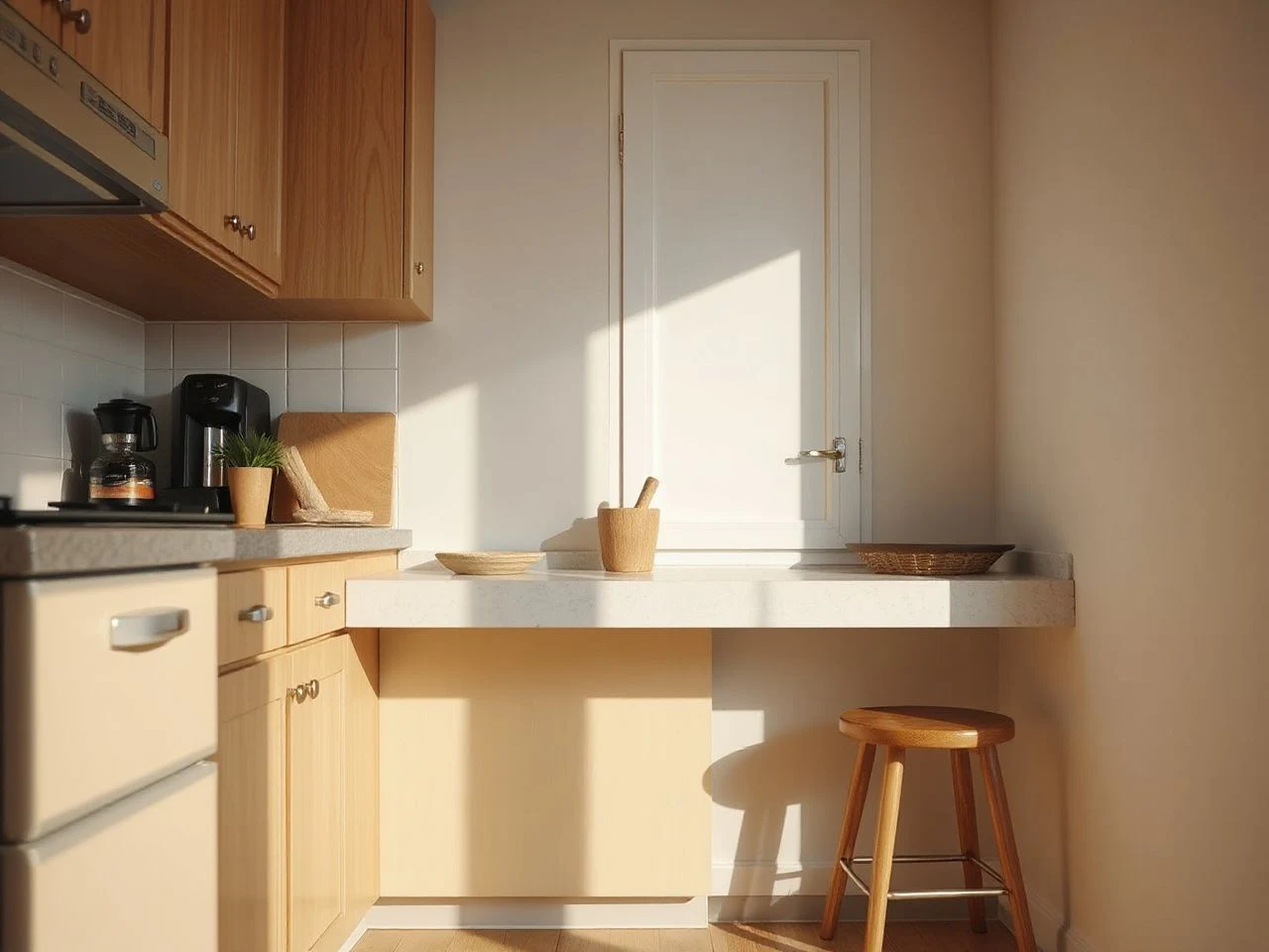 kitchen counter height - detailed view