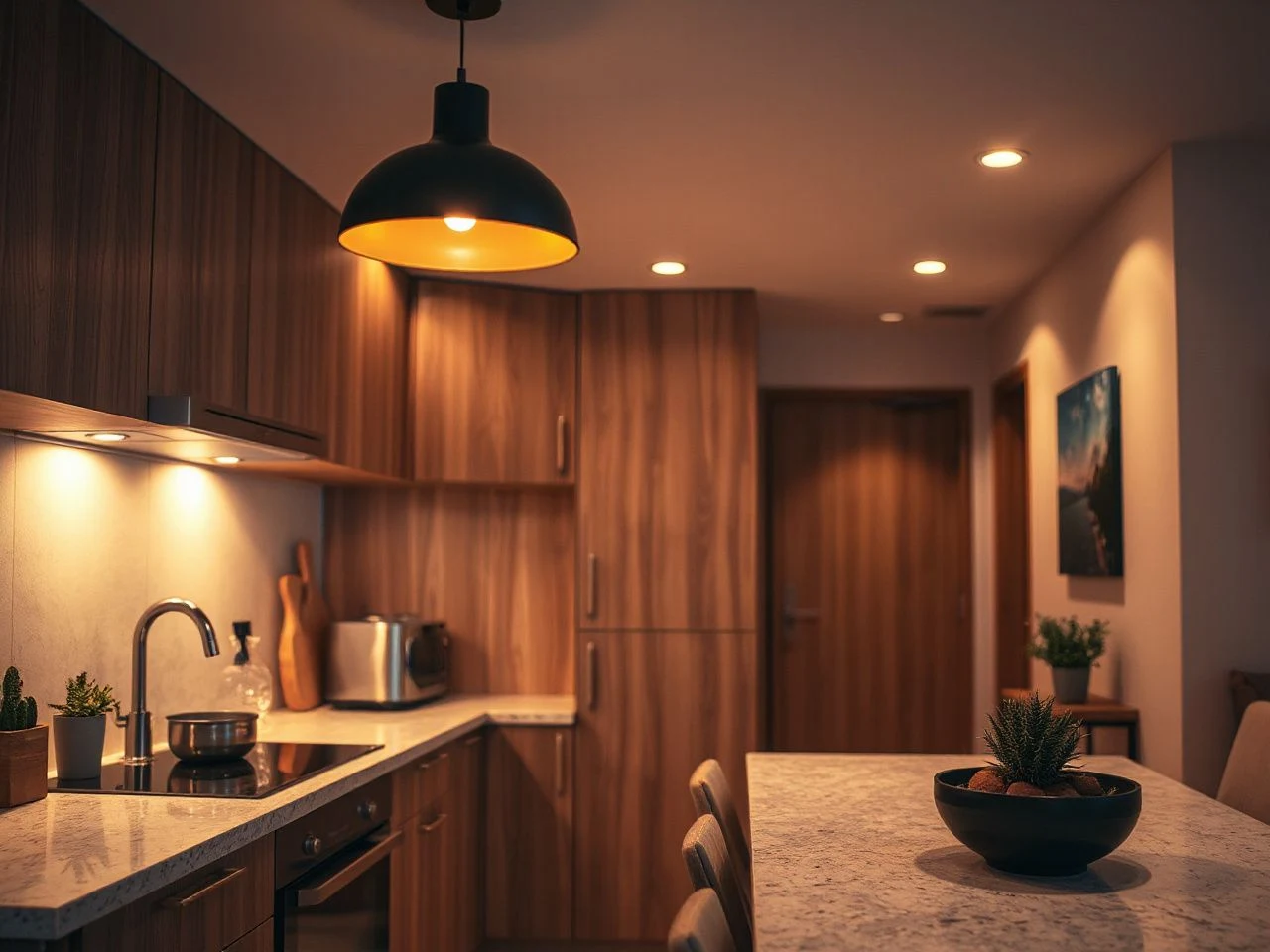 modern kitchen lighting ideas - step by step